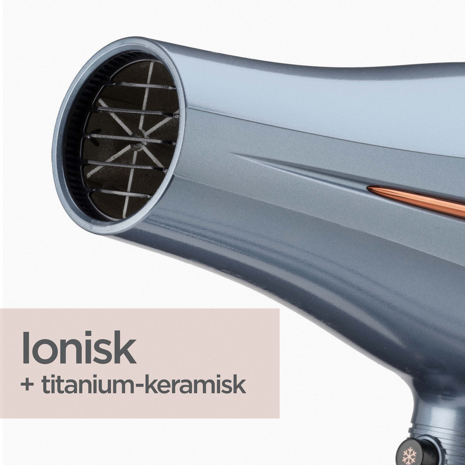 Ionisk + titanium-keramisk